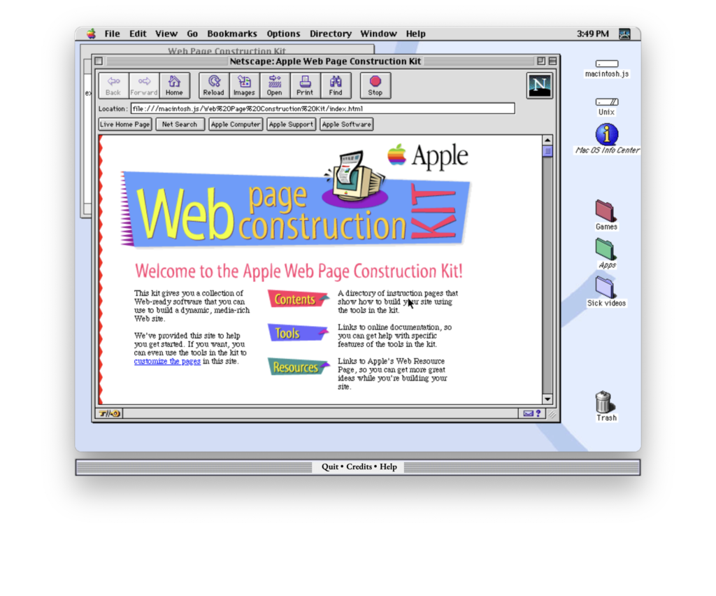 is there a classic environment emulator on mac